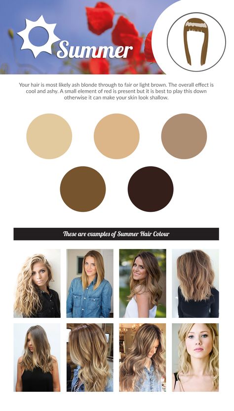 True Summer Hair Color Blondes, Hoc Summer Hair Colors, True Summer Blonde Hair, True Summer Hair Color Ideas, Light Spring Hair Color Palette, Cool Summer Hair Color Palette, True Summer Color Palette Hair, Light Summer Hair Color Ideas, Summer Light Cool Tone