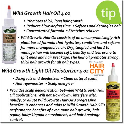 TipWild Growth Hair Oil HairCity HairCityBeautySupply HairCity4u wildgrowth Wild Growth Hair Oil How To Use, Wild Growth Hair Oil Before And After, Loc Oil, Cosmetology Tips, Wild Growth Oil, Wild Growth Hair Oil, Make Your Hair Grow Faster, Wild Growth, Natural Hair Remedies