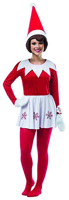 Rasta Imposta Women's Elf On A Shelf Female, Red/White, One Size Elf On The Shelf Dress, Elf On Shelf Costume, Elf On The Shelf Costume, Diy Elf Costume, Christmas Elf Costume, Black Halloween Dress, Diy Kostüm, Girl Elf, Elf Clothes