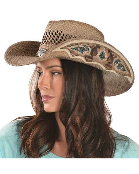 Bullhide From the Heart Straw Cowgirl Hat, Natural Sombrero Cowboy, Straw Cowgirl Hat, Heart Straws, Cowboy Outfit, Pure Country, Rodeo Girls, Country Girls Outfits, Cowgirl Hat, Western Wear For Women