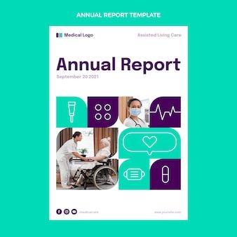 Health Report Design, Annual Report Cover Design Inspiration, Medical Instagram Post, Medical Instagram, Annual Report Cover, Annual Report Layout, Magazine Cover Page, Report Layout, Annual Report Template