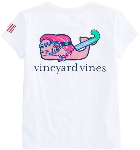 Vineyard Vines Girls Field Hockey Whale Pocket Tee Field Hockey Outfits, Hockey Outfits, Hockey Hoodie, Back To School Fits, Hockey Season, Vineyard Vines Shirts, Field Hockey, School Fits, Girls Tees