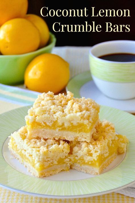 Bars That Freeze Well, Squares And Bars Recipes That Freeze Well, Cakes That Freeze Well, Christmas Squares And Bars, Desserts That Freeze Well, Lemon Coconut Cream Squares, Coconut Lemon Squares, Lemon Bar Crumble Cookie, Gluten Free Lemon Crumble Bars