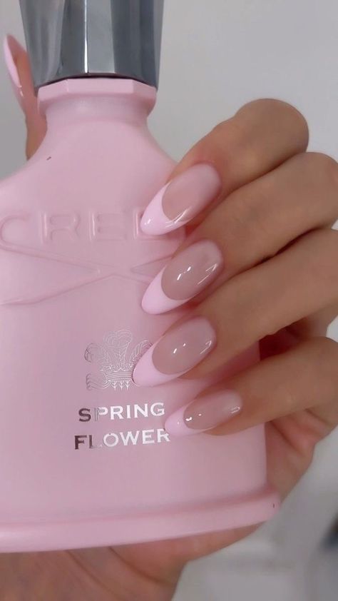 Light Pink Acrylics With Design, Ideas For Nails Acrylic, Ref Nails Ideas, Nail Inspo Trendy Summer 2024, Gel Tip Nails Ideas, Nail Inspo Simple Summer, Cute Plain Summer Nails, Cute Pink Acrylics, Light Pink Design Nails