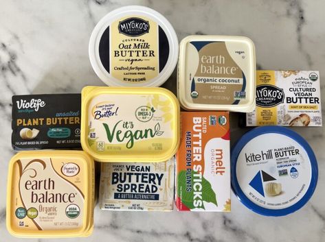 Vegan Butter Substitute, Earth Balance Butter, Non Dairy Butter, Vegan Buttercream, Butter Alternative, Butter Brands, Butter Substitute, Vegan Substitutes, How To Become Vegan