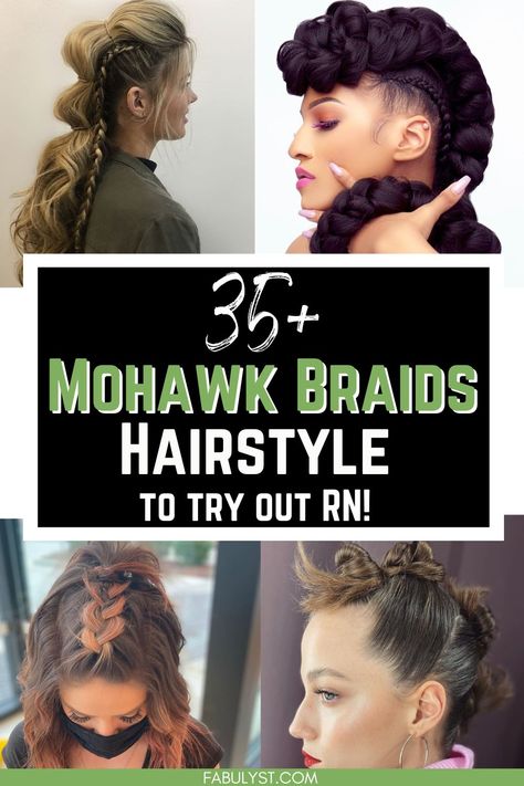 Mohawk Braids Mohawk Braid Hairstyles, Royalty Hairstyles, Mohawk Braids, Mohawk Braid, Mohawks, Mohawk Hairstyles, Braid Hairstyles, Braids Hairstyles, Hair Game