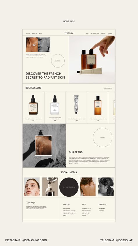 High End Website Design, Skincare Website Design, Minimalist Website Design, Design De Configuration, Cosmetic Web, 블로그 디자인, Website Design Inspiration Layout, Best Website Design, Modern Website Design