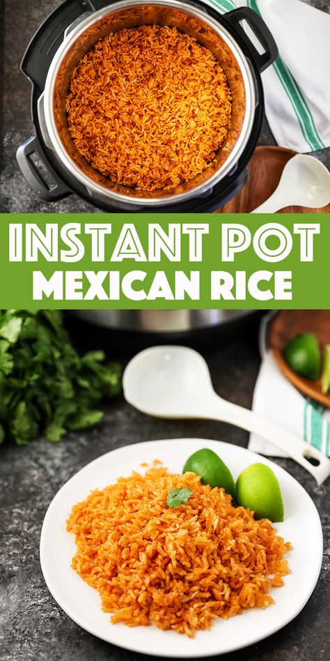 Instant Pot Mexican Rice, Instant Pot Mexican, Mexican Rice Recipe, Mexican Rice Easy, Mexican Rice Recipes, Mexican Rice, Instant Pot Dinner Recipes, Easy Instant Pot Recipes, Fool Proof