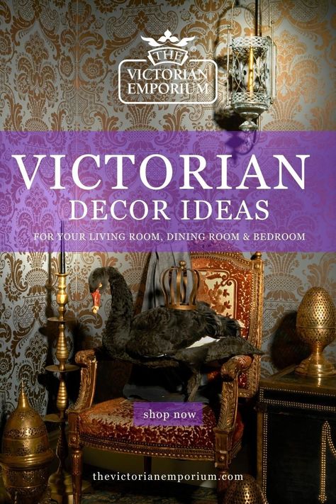 Victorian decor products you will need to make your period home beautiful. Once you have completed your period renovation, you'll love our Victorian style ornaments to add some finishing touches to your tables and sideboards. Victorian Dresser Decor, Victorian Era Home Decor, Victorian Bedroom Wallpaper, Victoria Style Bedroom, Victorian Wallpaper Bedroom, Victorian Bohemian Decor Living Room, Simple Victorian Bedroom, Victorian Inspired Decor, Victorian Decorating Ideas Vintage