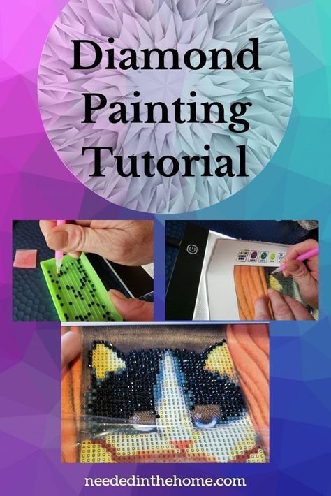 Diamond Painting Instructions, Diamond Bead Art, How To Diamond Painting, Diamond Painting Tutorial, How To Do Diamond Painting, Gem Painting Tutorial, Diamond Painting Coasters, How To Do Diamond Art, How To Diamond Paint