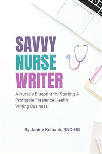 Elevate your nursing career from the bedside to the realm of words with "Savvy Nurse Writer: A Nurse's Blueprint for Launching A Profitable Freelance Health Writing Business." In this transformative guide, Janine Kelbach, RNC-OB, an experienced nurse and accomplished writer, shares her insights from her journey and her podcast, The Savvy Scribe Podcast, to illuminate the path toward establishing a successful freelance health writing business. Nurse Writer, Health Writing, Writing Business, Becoming A Nurse, Freelance Writing Jobs, Nursing Career, Freelance Writer, Writing Jobs, Freelance Writing