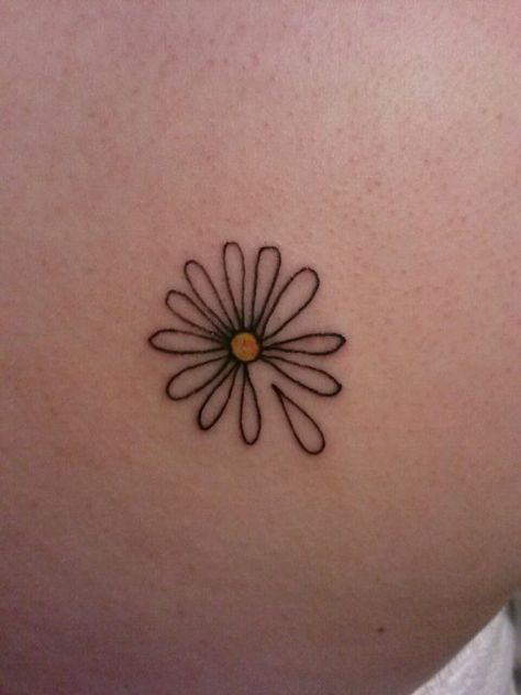 Tattoos iv planned - 14 - Looking For Alaska Daisy. Cool Daisy Tattoos, Daisy Falling Petal Tattoo, I Go To Seek A Great Perhaps Tattoo, Daisy Tattoo Petals Falling, Looking For Alaska Daisy, Daisy And Semicolon Tattoo, Flower With Petals Falling Tattoo, Looking For Alaska Tattoo Ideas, John Green Tattoo