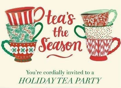 Teas The Season, Cranberry Tea, Christmas Tea Party, Christmas Invitations, Christmas Tea, High Tea, Gingerbread Cookies, Christmas Party, Tea Party