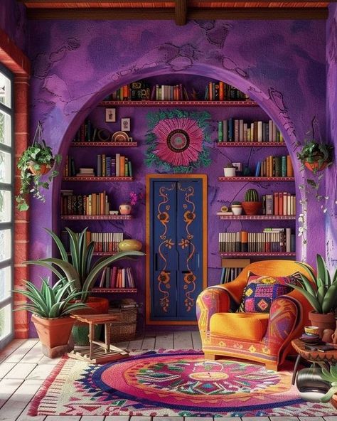 Boho Chic Decor Ideas Colorful Eclectic Maximalism, Eclectic Interior Design Vintage, Eclectic Interior Design, Whimsical Home, Colourful Living Room, Deco Boheme, Maximalism, Boho Home Decor, Eclectic Interior