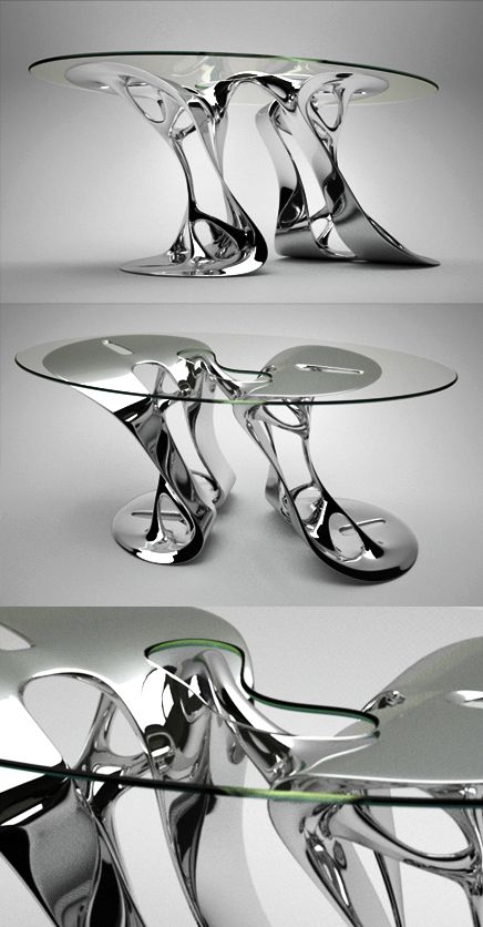 Futuristic Table, Futuristic Furniture Design, Futuristic Interior Design, Love Sculpture, Sculpture Table, Futuristic Furniture, Generative Design, Luxury Chairs, Futuristic Interior