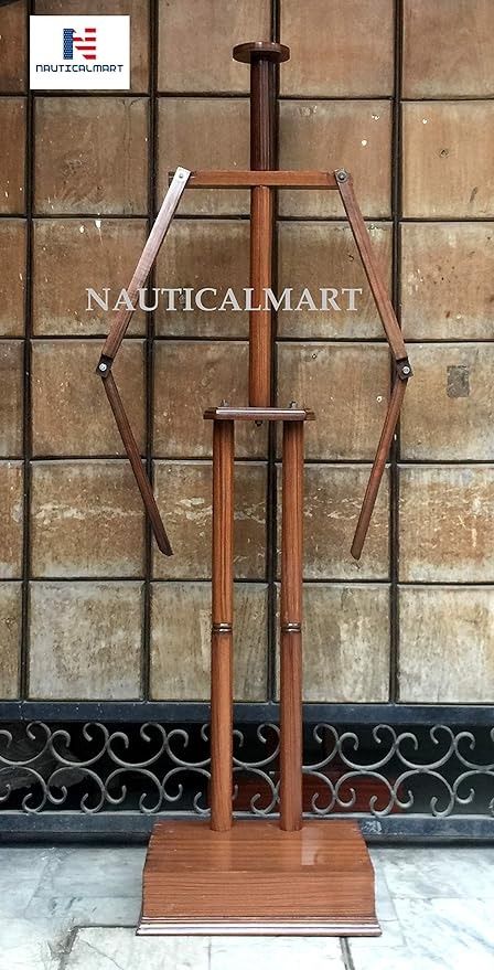 Amazon.com: NauticalMart Medieval Full Suit of Armor Wooden Display Stand (Brown) : Clothing, Shoes & Jewelry Armor Breastplate, Knight Suit, Medieval Gambeson, Armor Stand, Medieval Armour, Wooden Display Stand, Historical Reenactment, Wooden Display, Knight Armor