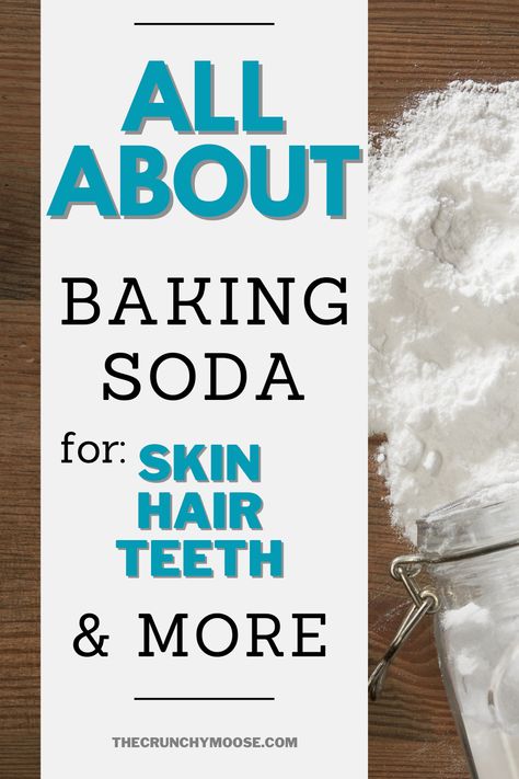 Your guide to using baking soda for hair, skin, teeth, & more! Peroxide And Baking Soda, Baking Soda Facial, Baking Soda Deodorant, No Poo Method, Baking Soda For Skin, Baking Soda Hair, Diy Toothpaste, Baking Soda On Carpet, Baking Soda Toothpaste