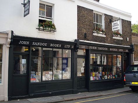 Bookshops: John Sandoe Books Barber Shop Interior, Barbershop Design, Beer Shop, Vintage Barber, Barber Shop Decor, Best Barber, Hair Salon Decor, Salon Interior Design, Shop Fronts