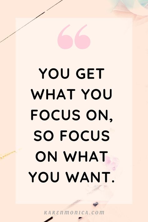 You get what you focus on so focus on what you want. #shortquote #quotes #motivation #inspire #focus #goals Be So Focused On Yourself Quotes, Focus On Yourself Vision Board, Be Quotes, You Get What You Focus On, You Get What You Work For, Focusing Quotes, Focus On What You Want, Quotes On Focus, Quotes About Focus