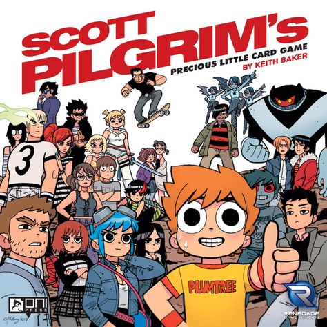 Scott Pigrim's Precious Little Card Game Rick And Morty Comic, Bryan Lee O Malley, Scott Pilgrim Comic, Bryan Lee, Scott Pilgrim Vs. The World, Vs The World, San Diego Comic Con, Comic Collection, Scott Pilgrim