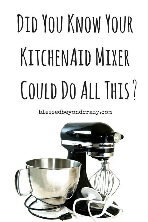 Did You Know Your KitchenAid Mixer Could Do All This? - #blessedbeyondcrazy #kitchenaid Uses For Kitchenaid Mixer, What To Make In Kitchenaid Mixer, Kitchenaid Stand Mixer Recipes Dinners, Things To Make With Kitchenaid Mixer, Kitchenaid Professional 5 Plus, What To Make With Kitchenaid Mixer, Kitchenaid Mixer Decor, Smeg Mixer, Kitchenaid Hacks