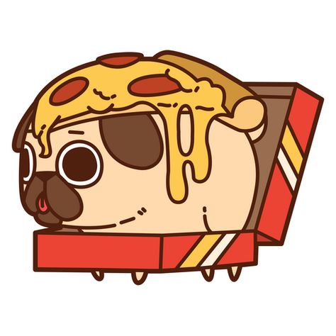 Pug Wallpaper, Pizza Sticker, Cute Pizza, Pizza At Home, Pug, At Home, Pizza, Funny, Pizzas