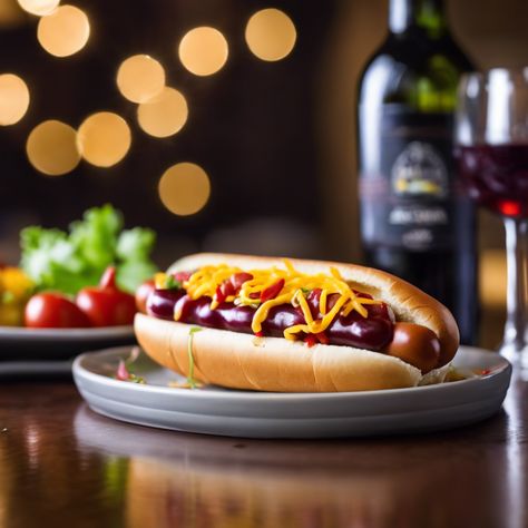 Hot Dog and Wine Pairing: The Perfect Super Bowl Snack Combo!

#hotdogandwinepairing #SuperBowlsnacks Unique Hot Dogs, Super Bowl Snack, Hot Dog Toppings, Nfl Player, Game Snacks, Superbowl Snacks, Super Bowl Sunday, Wine Food Pairing, Chili Cheese