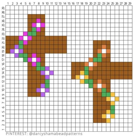 Easter Melty Bead Patterns, Easter Melty Beads, Cross Perler Bead Pattern, Cross Perler Bead Patterns, Perler Bead Easter Patterns, Christian Perler Beads, Perler Beads Cross, Spring Perler Beads, Jesus Perler Beads