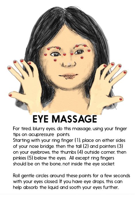 I've been staring at my computer and phone too long.. my eyes have gotten so tired they have a hard time focusing. So I googled massages, and found some acupressure points around your eyes that were being massaged one point at a time.  Which took too long. So I picked the 5 best points that you could form your fingers around all at once, and this is my Quick take a break from the computer screen massage!  Why do one point at a time, when you can do 5!  Try it! Let me know if it helps you too! Headache Behind Eyes, Eyes Massage, Blurry Eyes, Eye Massage, Eye Twitching, Natural Face Care, Nail Infection, Blurry Vision, Eye Exercises