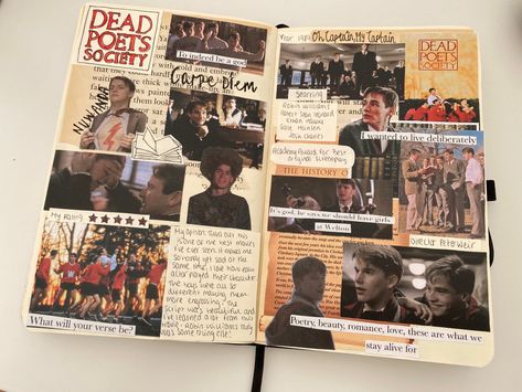 Horror Movie Journal, Movie Journal Cover, Movie Journal Page, Film Journal Ideas, Movie Journal Ideas, Movie Review Journal, Philosophy Journal, Film Notebook, Tv Journal