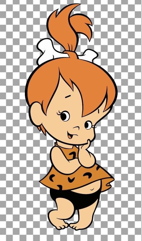 Pebbles Tattoo Flinstones, Pebbles From The Flintstones, Flintstone Christmas, Red Head Halloween Costumes, Cartoon Legs, Flintstone Cartoon, Pebbles And Bam Bam, Pebbles Flintstone, Looney Tunes Cartoons