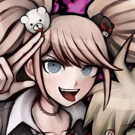 junko & makoto matching icons . Junko Icon, Makoto Naegi Icons, Junko Enoshima Icons, Matching Pfp Trio, Danganronpa Matching Icons, Danganronpa Matching, Danganronpa Junko, Makoto Naegi, Junko Enoshima