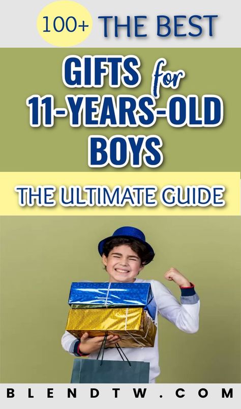 Having trouble thinking of the best gift for an 11-year-old boy? Check out these 100 best gifts for 11-year-old boys. top gifts for boys aged 11 | best toys for 11-year-old boys | birthday gifts for 11-year-old boys | unique gift suggestions for boys | trendy gifts for tween boys | gadgets for 11-year-old boys Top Gifts For Boys, Gift Suggestions, Boys Top, Top Gifts, Gifts For Boys, Best Gift, Best Gifts, Gifts