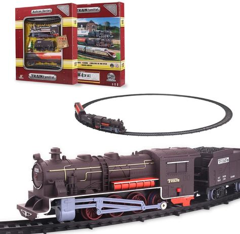 Amazon.com: LEYI Classic Train Set Toys 1:87 Battery Operated Train with Sound and Light Round Tracks Children's Electric Toys Train for Christmas Birthday Gifts for Boys and Girls 3 Cars 2 Trees 12 Tracks : Toys & Games Under Christmas Tree, Car Decoration Ideas, Christmas Car Decorations, Holiday Characters, Sound And Light, Diy Christmas Decor, Christmas Car, Car Decorations, Cars 2