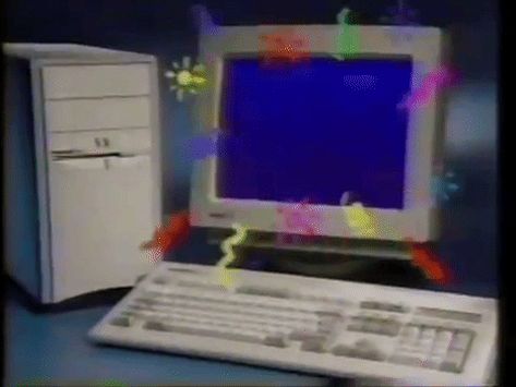 Old Computer, Windows 98, Dreamcore Weirdcore, Vaporwave Aesthetic, Baguio, Old Computers, Aesthetic Gif, Retro Futurism, Retro Aesthetic