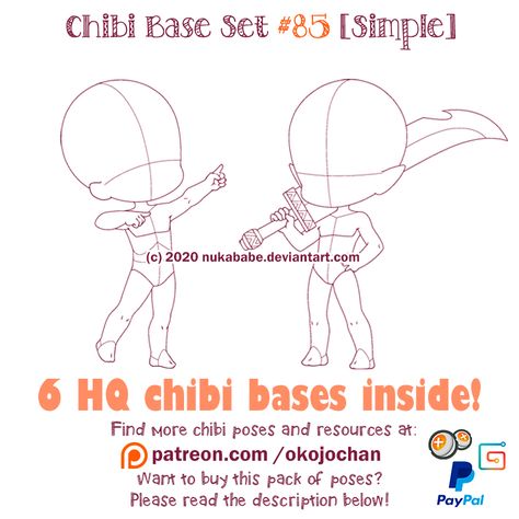 Pose Reference Chibi, Male Chibi, Women References, Chibi Pose, Chibi Base, Chibi Body, Chibi Sketch, Male Pose Reference, Chibi Art