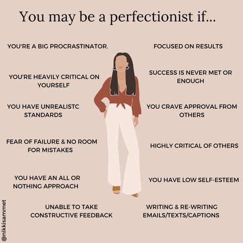 Ever find yourself procrastinating with starting a task? Or having unrealistic standards? So many women struggle with overcompensating and giving themselves no room to make mistakes. Check out my blog post about how to release this and become free of perfectionism. No Procrastination, Perfectionism Overcoming, The Three Sisters, Imposter Syndrome, Make Mistakes, Three Sisters, Therapy Ideas, Perfectionism, Making Mistakes