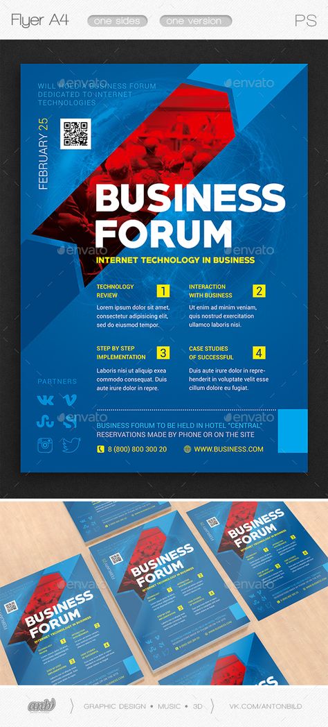 Business Forum Flyer Template PSD Business Forum Poster, Business Training Poster Design, Forum Poster Design, Training Poster Design, Profile Poster Design, Travel Flyer, Document Design, Business Poster, Banner Designs