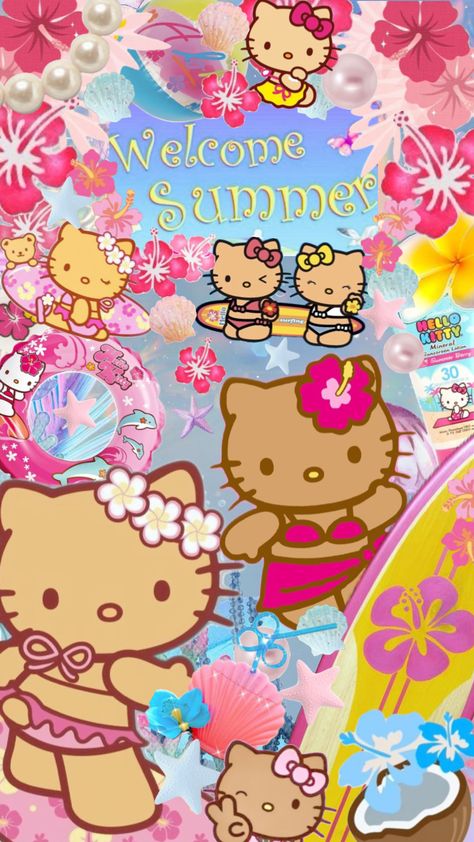 birthday vibes afff Hawaiian Hello Kitty, Birthday Vibes, Kitty Wallpaper, Your Aesthetic, Hello Kitty, Kitty, Energy, Birthday