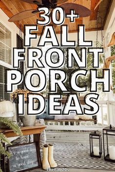 Fall Decor Front Door Porch, Fall Front Decor Porch, Outdoor Fall Decor Porch Modern, Pumpkins On Porch Ideas, Fall Decor Outside Front Door, Fall Porch With Pumpkins, Autumn Front Porch Decor Cozy, Fall And Halloween Front Porch Decor, Farmhouse Front Room Ideas