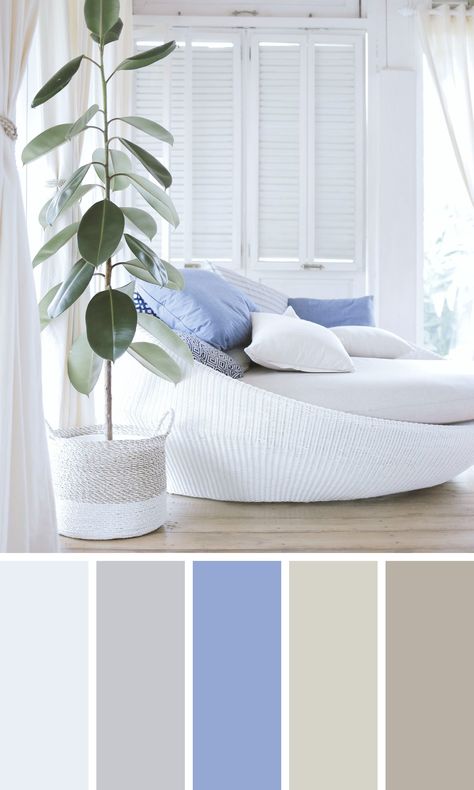 Check out this wonderful soft pastel color scheme that is just perfect for the beach house. It has a relaxing and recharging vibe and it great for generating new creative ideas. #colorpalette #colorinspiration Calming Home Color Palette, Relaxing Color Palette Bedrooms, Pastel Color Palette For Bedroom, Pastel Colour Living Room Ideas, Pastel Color Palette Interior Design, Pastel Colors House Interior, Pastel Colour House Interior, Pastel Colour Palette For Bedroom, Pastel Colors Interior Design