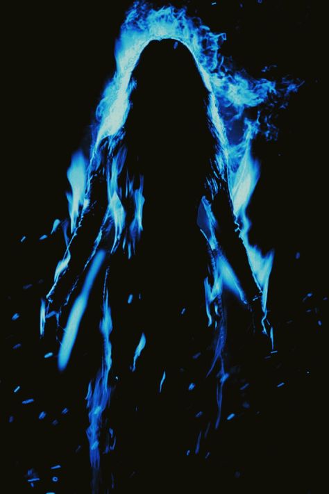 Blue Flame Pyrokinesis Blue Flame Magic, Blue Oni Aesthetic, Blue Fire Magic Aesthetic, Blue Fire Power Aesthetic, Blue Fire Powers, Mind Powers Aesthetic, Blue Magic Powers, Pyrokinesis Power, Blue Powers Aesthetic