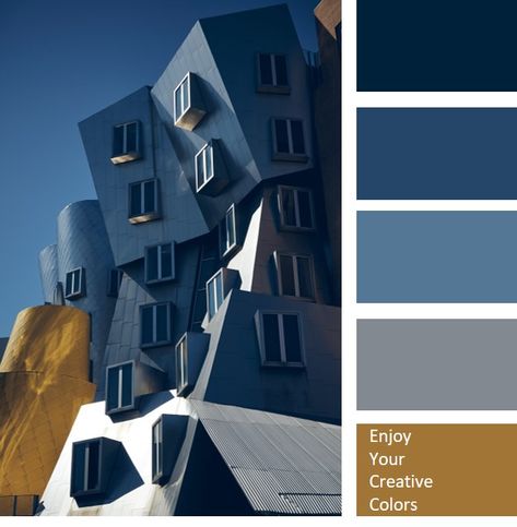 COLOR PALETTE #0154 Are you Looking for inspiration for a color combination? For your next project , for you. See it and enjoy your creative colors. Indigo Colour Palette, Luxury Blue Color Palette, Luxury Colour Palette, Luxury Color Palette, Color Palette Interior Design, Blue Gray Gold, Blue Building, Black Color Palette, Blue Black Color