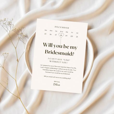 Invitation Messages Wedding, Elopement Bridesmaid Proposal, Simple Bridesmaid Asking Ideas, Invitation For Bridesmaid, Bridal Proposal Cards, Digital Bridesmaid Proposal, Bridesmaid Proposal Template, How To Ask Your Bridesmaids To Be In Your Wedding, Bridesmaid Notes Messages