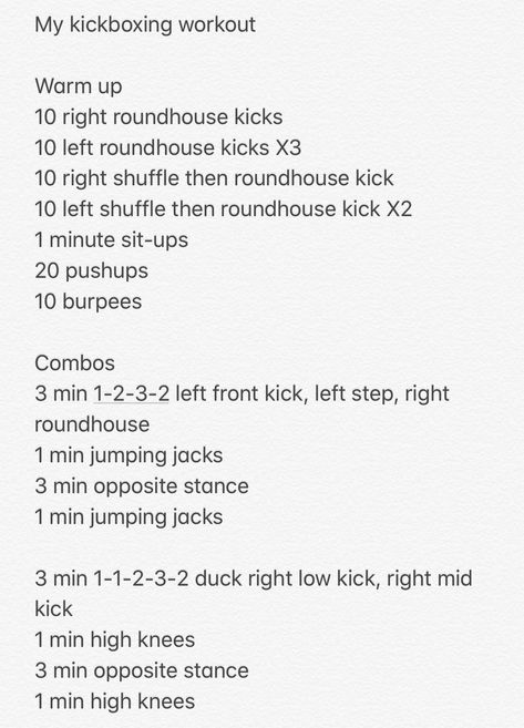 My first kickboxing workout for fun routine (first half). Inspired by a boxing gym a used to go to. #kickboxingworkout Kickboxing Strength Training, Kickboxing Combos Punching Bag, At Home Kickboxing Workout With Bag, Kick Boxing Workout Beginner, Kickboxing Workout With Bag, Heavy Bag Workout Routine, Kickboxing Combos, Kickboxing Workout Routine, Cardio Kickboxing Routine