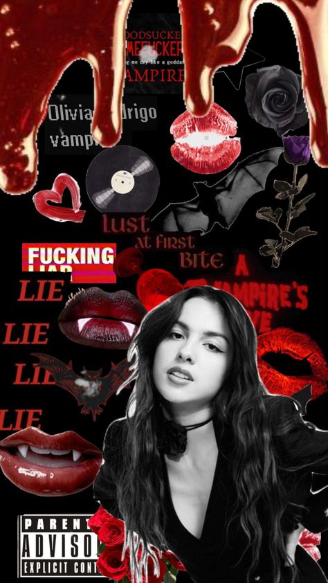 6 days till guts!! #guts#oliviarodrigo#vampire Olivia Rodrigo Vampire, Vampire Aesthetic, Olivia + Core + Aesthetic, + Core + Aesthetic, Olivia Rodrigo, Your Aesthetic, Fangirl, Created By, Energy