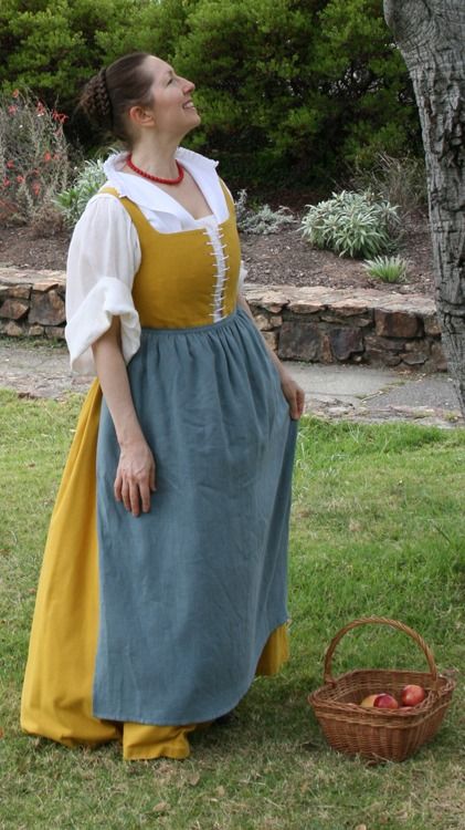 1580s Italian Peasant Dress – Historical Alterations 17th Century Fashion Peasant, 1400s Dresses, Medieval Peasant Woman, Medival Outfits Woman, 1500s Dress, 18th Century Peasant, Medival Outfits Women, Tudor Clothing, Medieval Dress Peasant