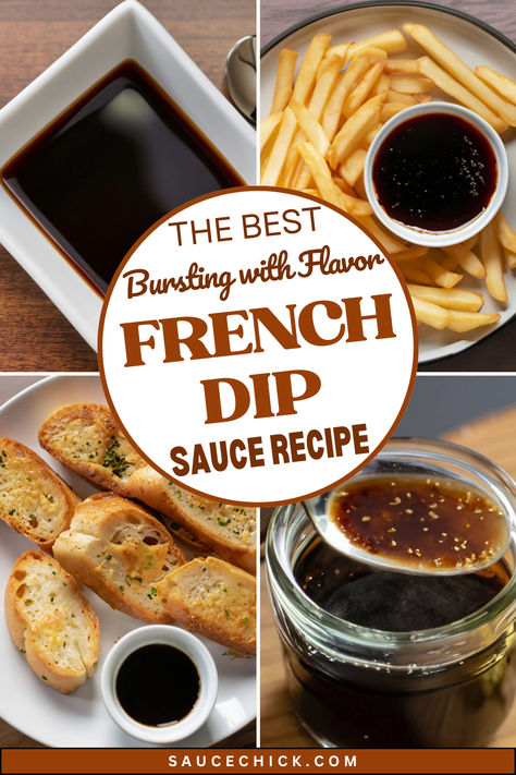 French Dip Sauce Recipe Aju Sauce For French Dip, Aju Sauce, French Dip Sauce, Dip Sauce, French Dip Sandwich, French Dip, Creamy Spinach, Shredded Beef, French Onion Soup