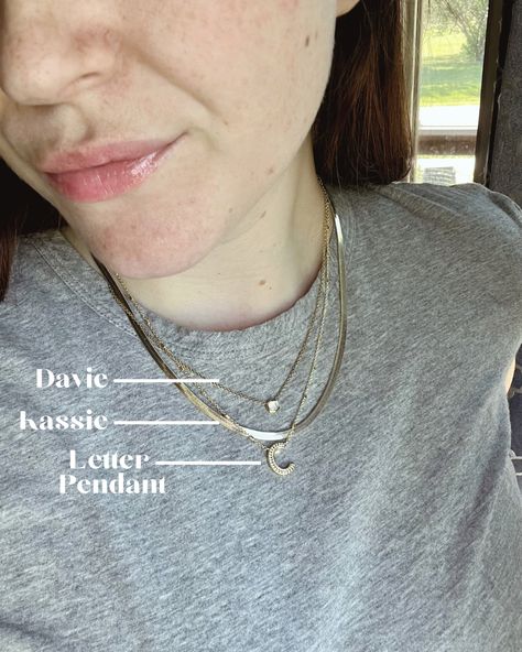 Kendra Scott Stacked Necklaces, Kendra Scott Store, Necklace Stack, Simple Pendant, Pendant Necklace Simple, Kendra Scott Necklace, Layering Necklaces, Jewelry Personalized, Pretty Jewelry