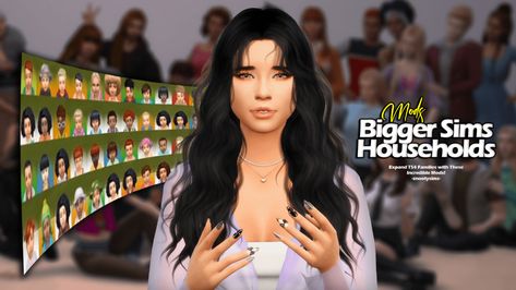 Sims 4 Household Limit Mod - How to Have More Than 8 Sims per Household? — SNOOTYSIMS Sims 4 Blog, Kenny G, Sims Games, Sims 4 Cc Finds, Ts4 Cc, Sims House, Cc Finds, Family Parties, Sims Mods